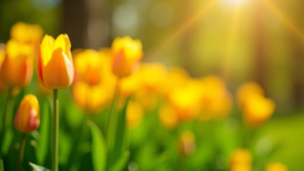 Close-up of colorful spring flowers blooming with green foliage in a well-maintained garden bed